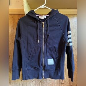 Thom Browne Navy Blue Kids Jacket
